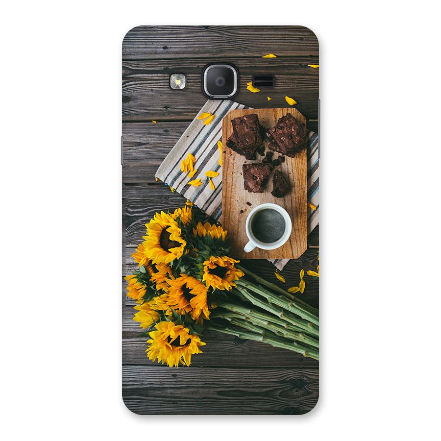 Coffee and Flowers Back Case for Galaxy On7 2015