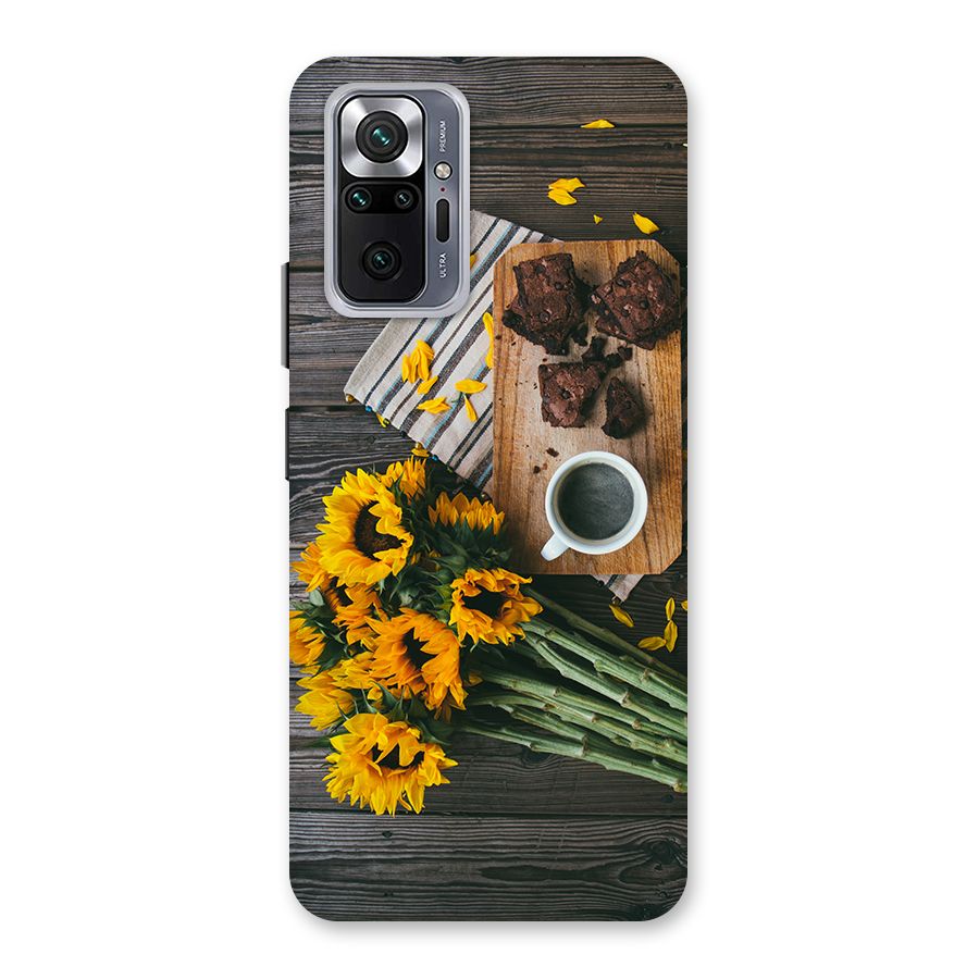 Coffee and Flowers Back Case for Redmi Note 10 Pro