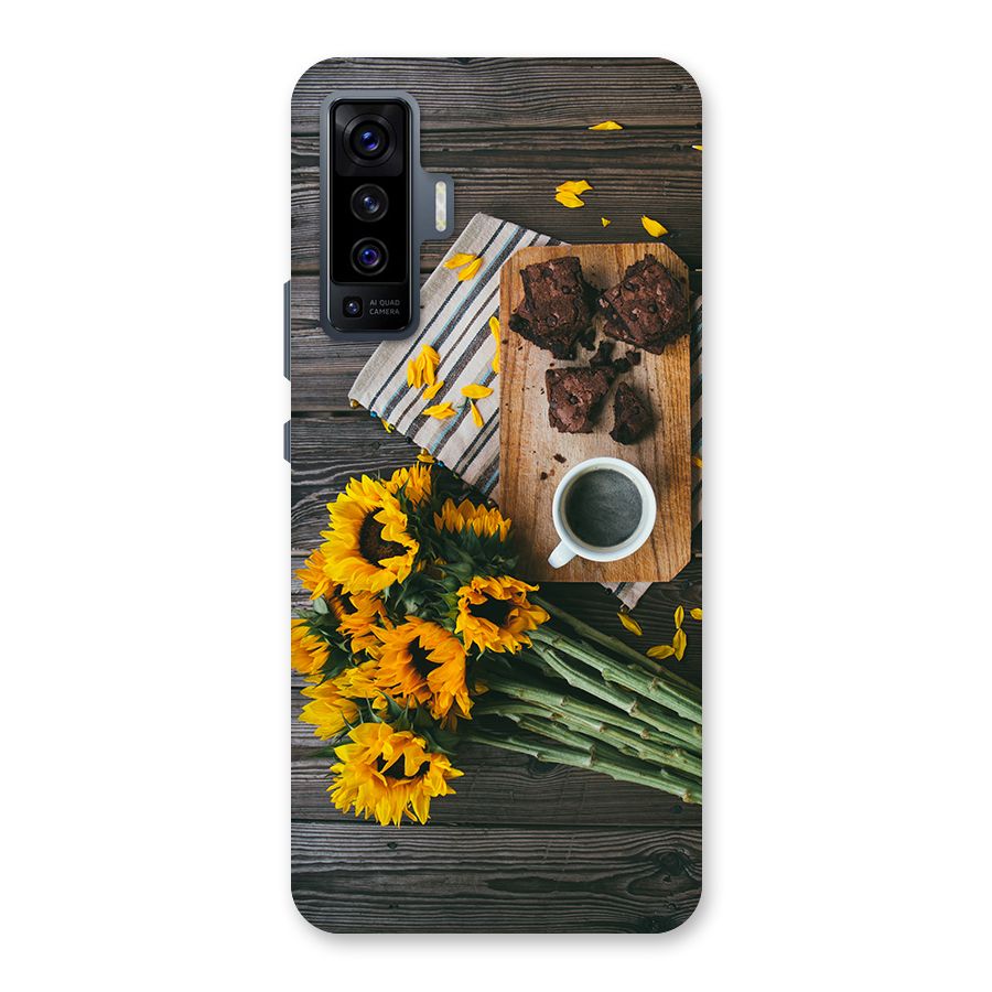 Coffee and Flowers Back Case for Vivo X50