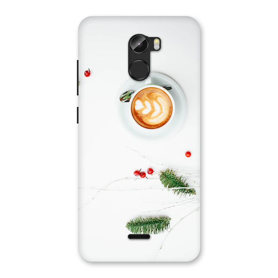 Coffee and Leafs Back Case for Gionee X1