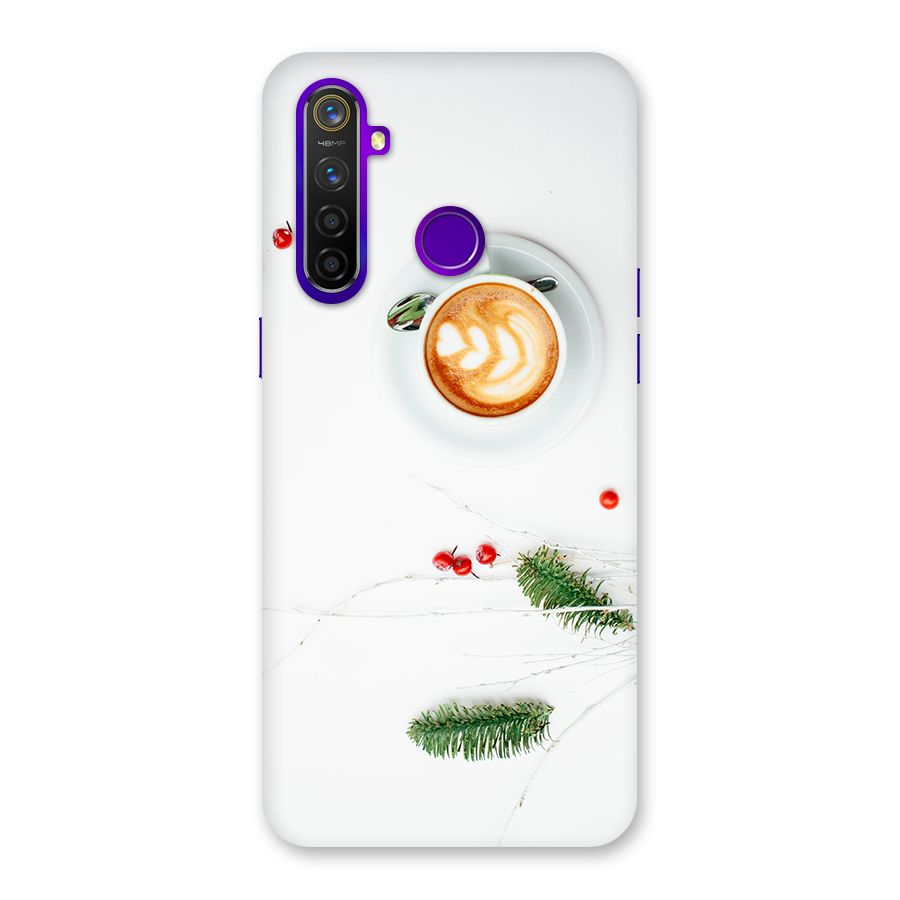 Coffee and Leafs Back Case for Realme 5 Pro