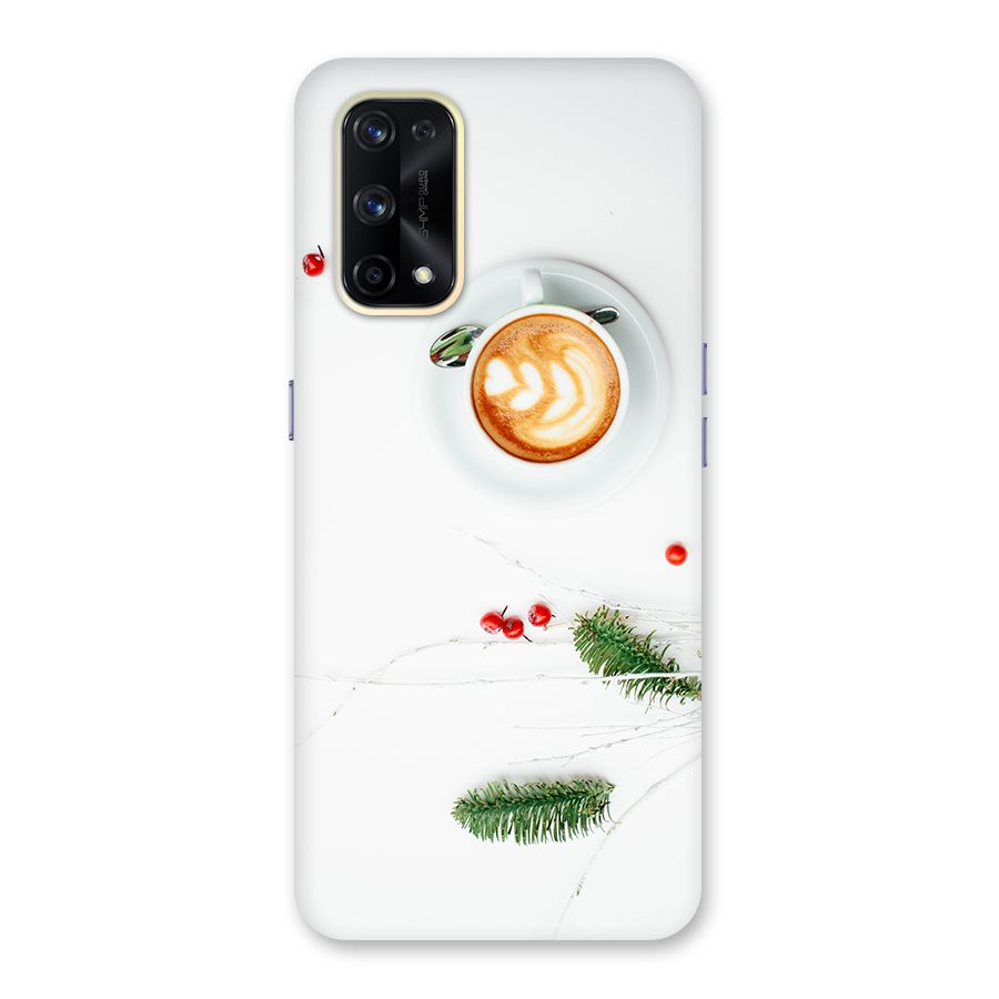 Coffee and Leafs Glass Back Case for Realme X7 Pro