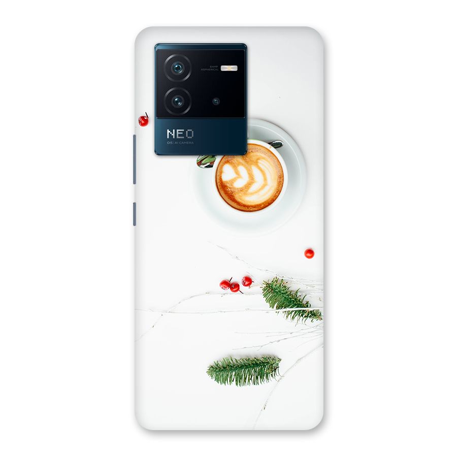 Coffee and Leafs Back Case for Vivo iQOO Neo 6 5G