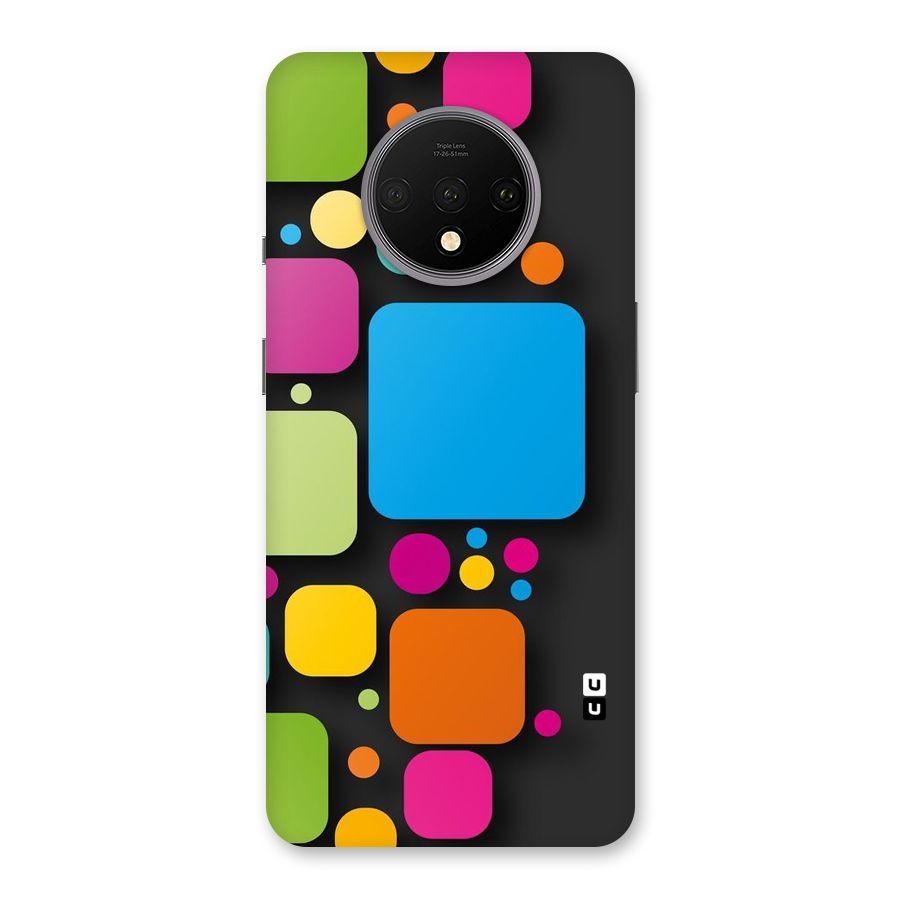Color Boxes Abstract Back Case for OnePlus 7T