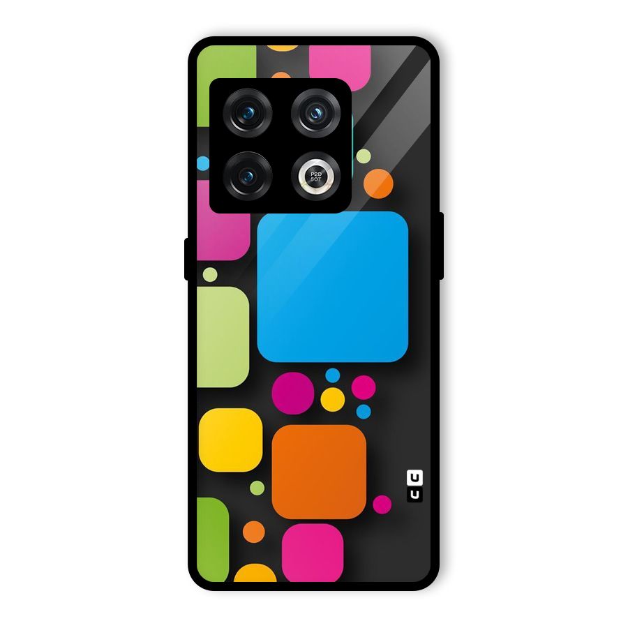 Color Boxes Abstract Glass Back Case for OnePlus 10 Pro 5G