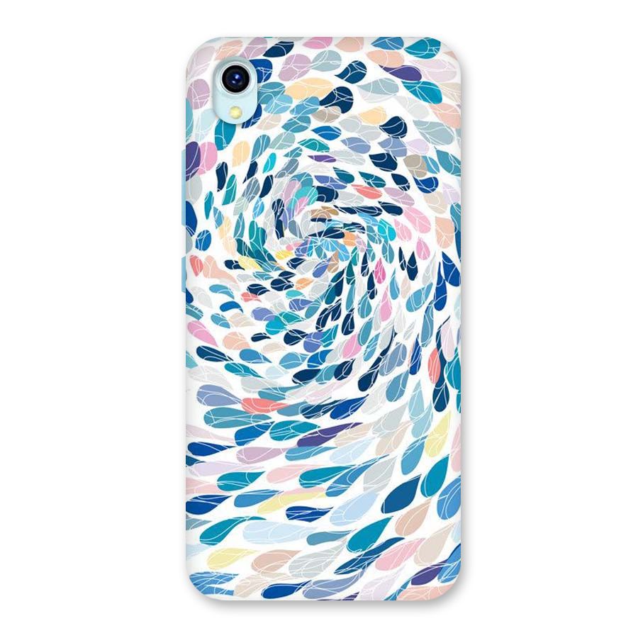 Color Droplets Swirls Back Case for Vivo Y1s