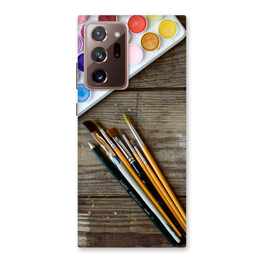 Color Palette and Brush Back Case for Galaxy Note 20 Ultra