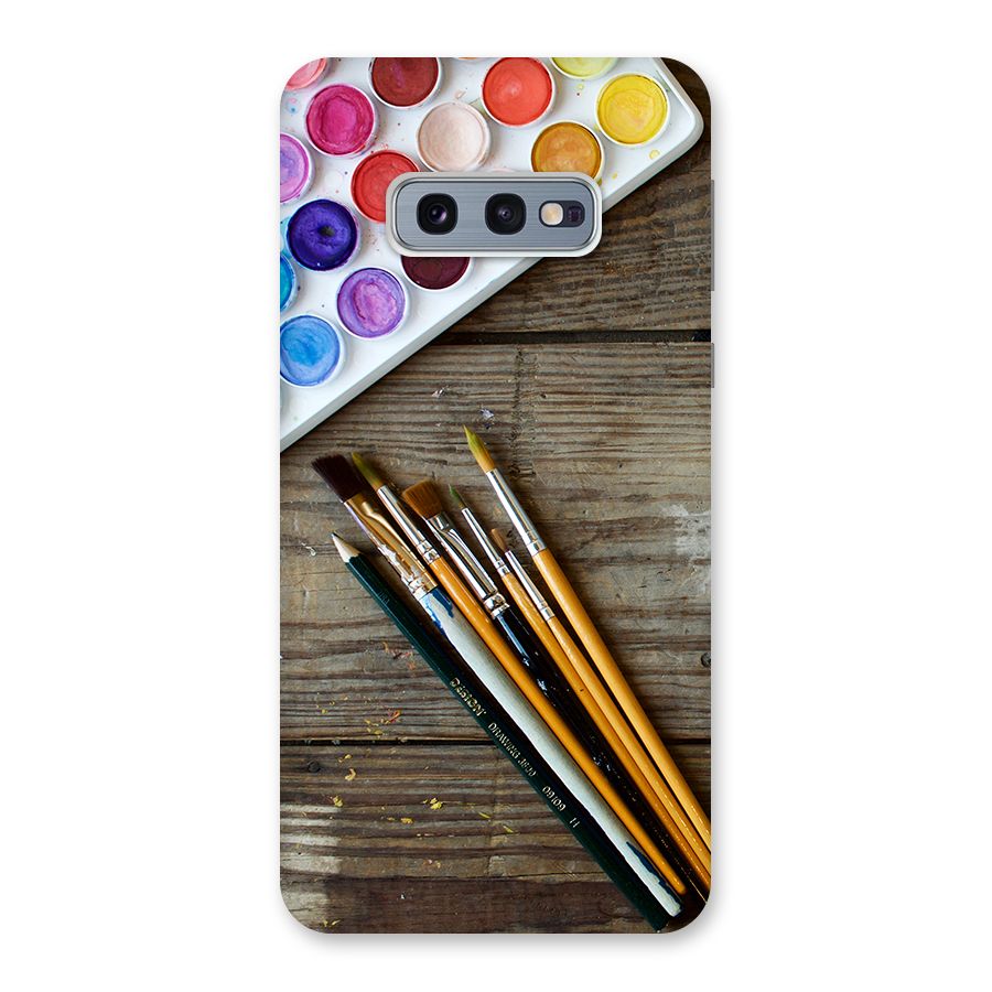 Color Palette and Brush Back Case for Galaxy S10e