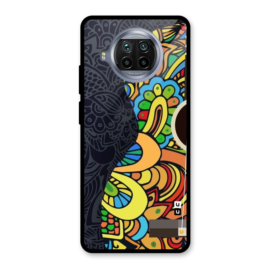 Colored Blocks Glass Back Case for Mi 10i