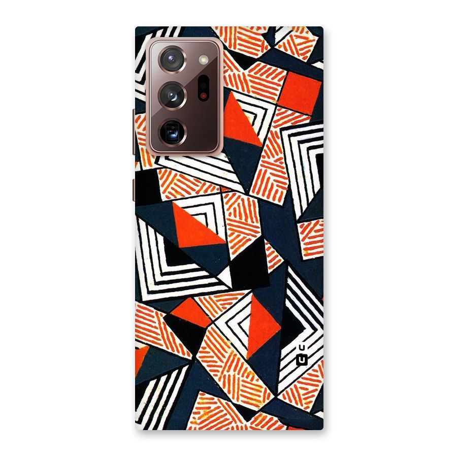 Colored Cuts Pattern Back Case for Galaxy Note 20 Ultra