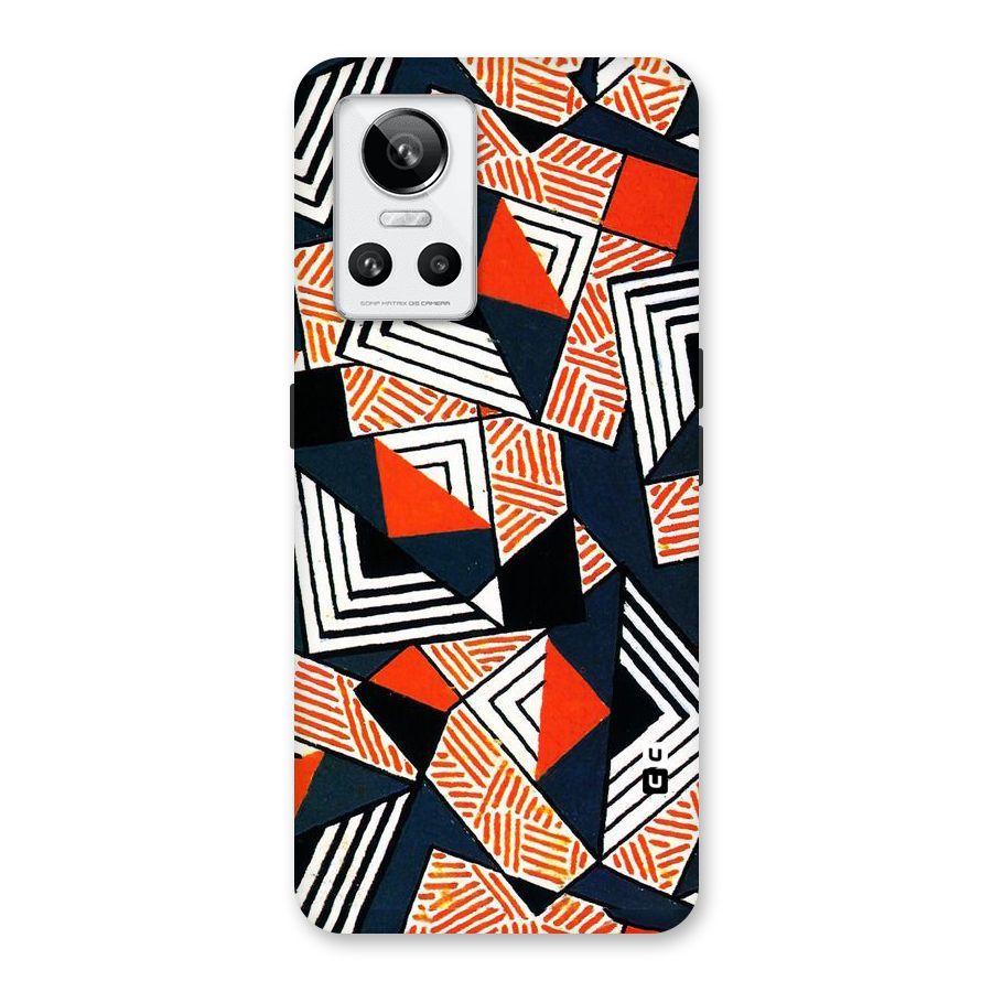 Colored Cuts Pattern Back Case for Realme GT Neo 3