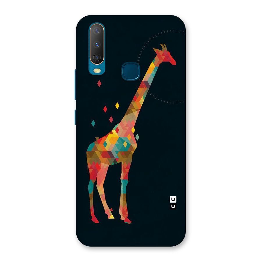 Colored Giraffe Back Case for Vivo Y15