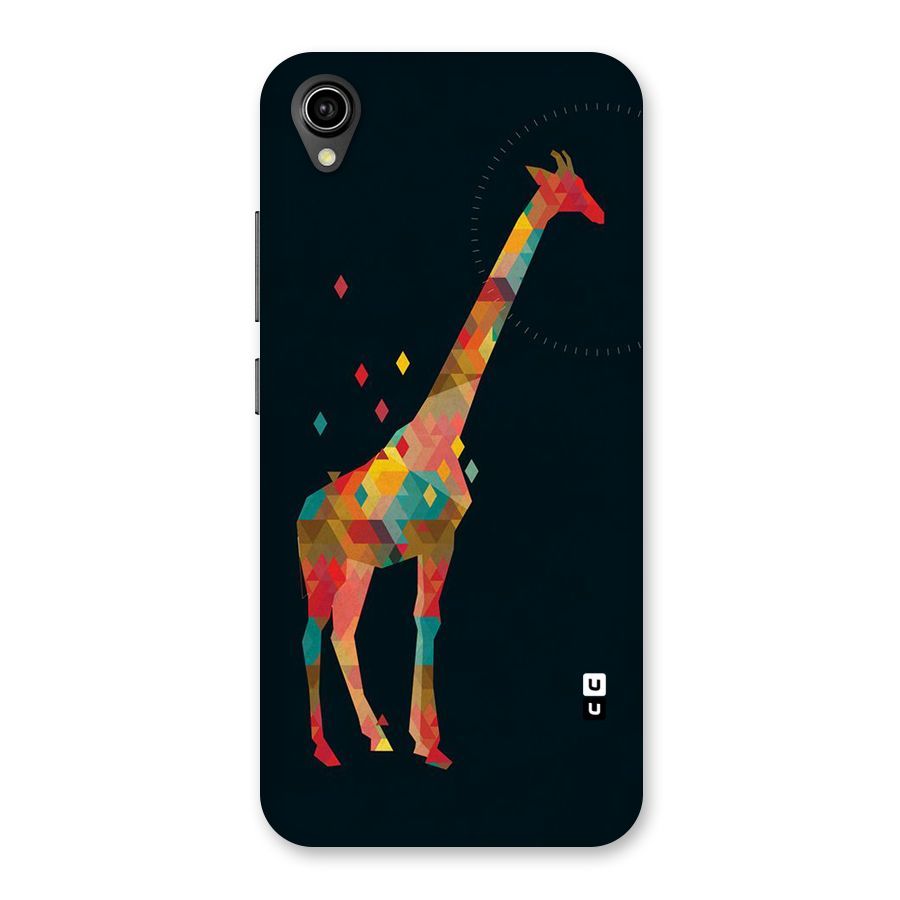 Colored Giraffe Back Case for Vivo Y90