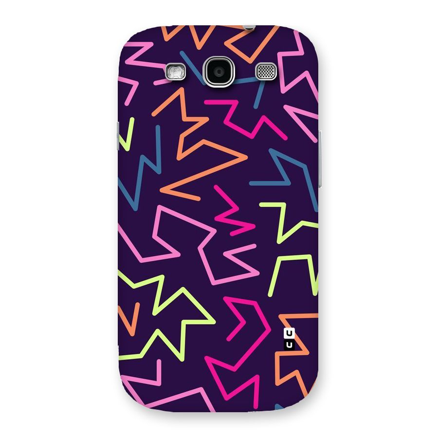 Colored Lines Back Case for Galaxy S3 Neo