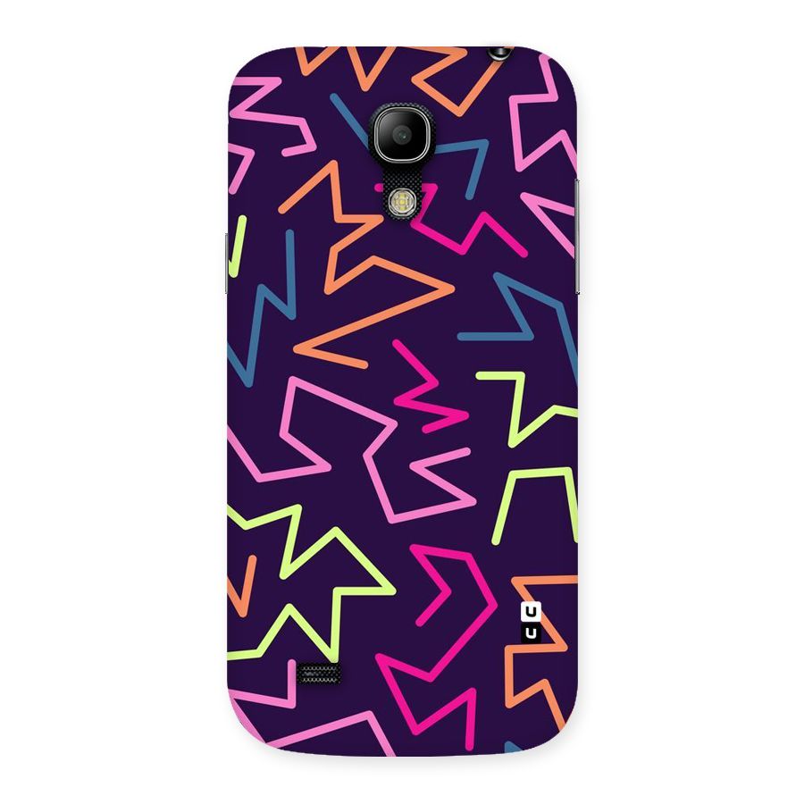 Colored Lines Back Case for Galaxy S4 Mini