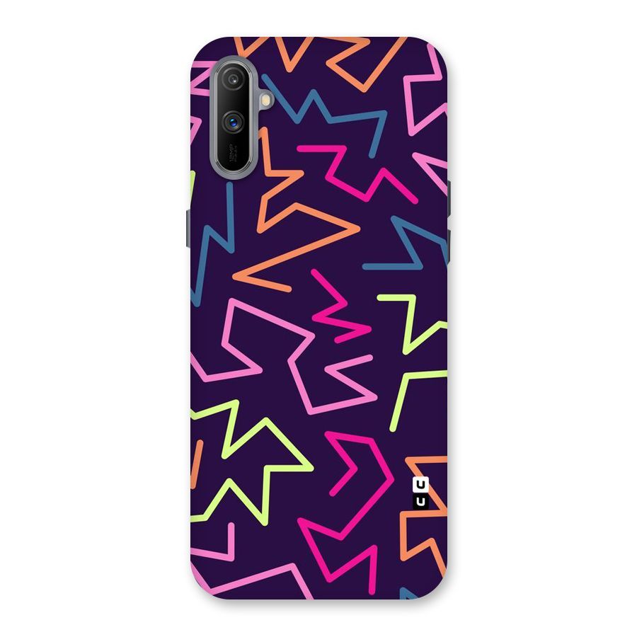 Colored Lines Back Case for Realme C3