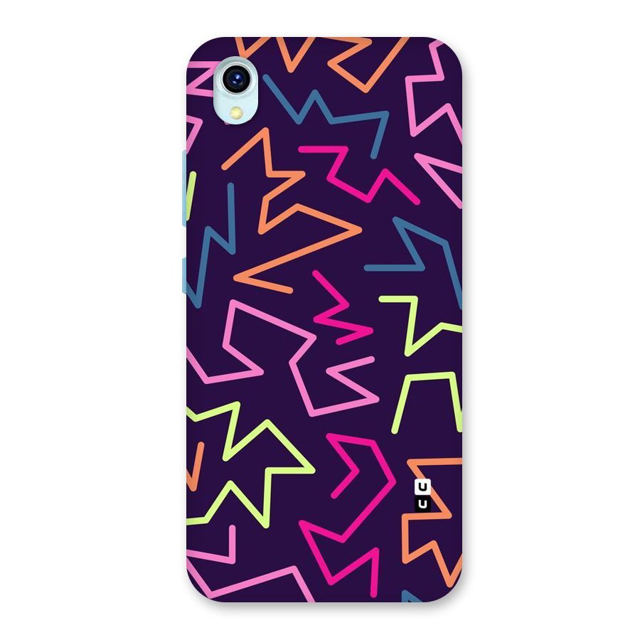 Colored Lines Back Case for Vivo Y1s