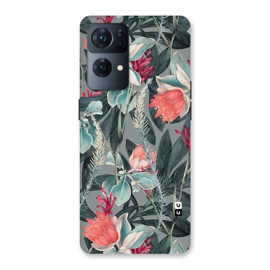 Colored Petals Back Case for Oppo Reno7 Pro 5G