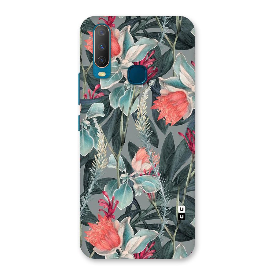 Colored Petals Back Case for Vivo Y15