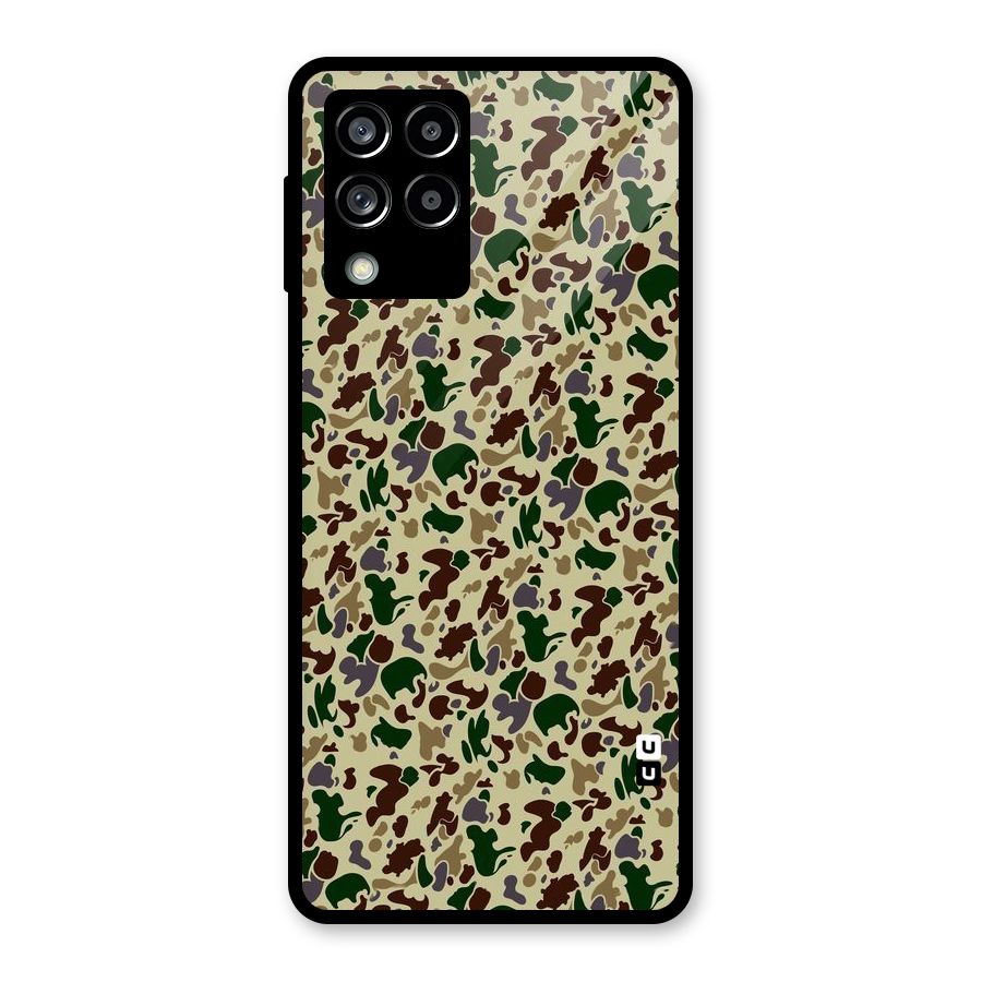 Colored Shapes Glass Back Case for Galaxy M53 5G