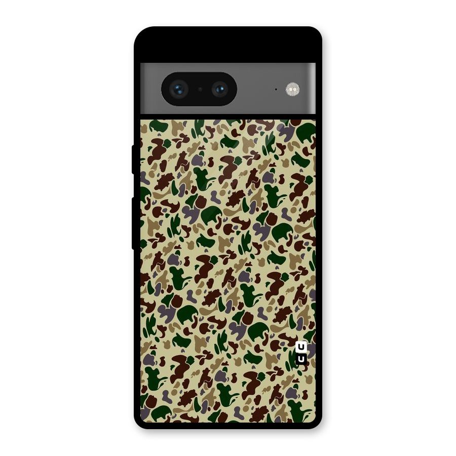 Colored Shapes Glass Back Case for Google Pixel 7