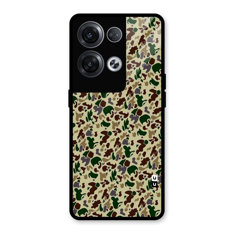 Colored Shapes Glass Back Case for Oppo Reno8 Pro 5G