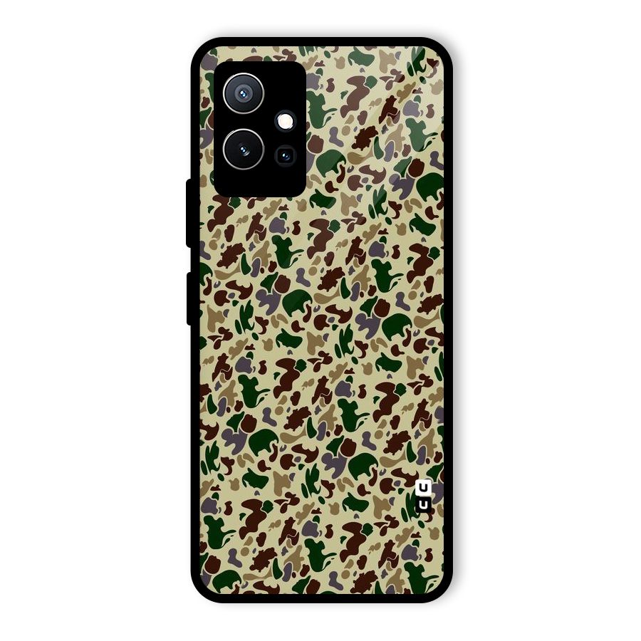 Colored Shapes Glass Back Case for Vivo T1 5G