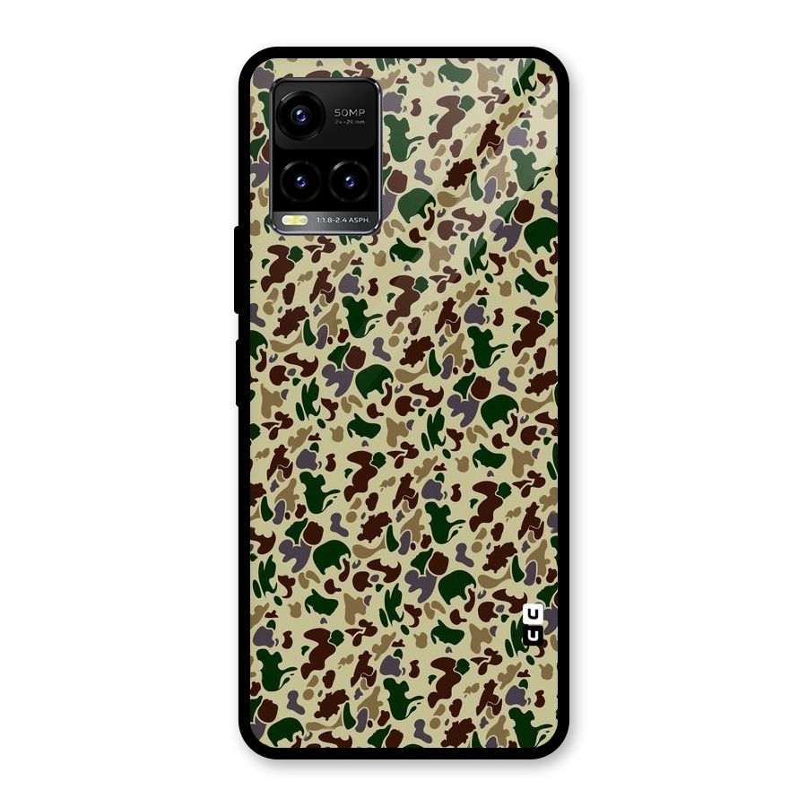 Colored Shapes Glass Back Case for Vivo Y21T