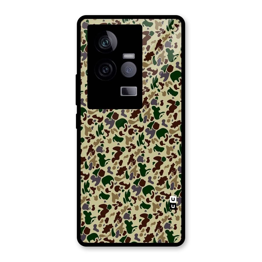 Colored Shapes Glass Back Case for Vivo iQOO 11 5G