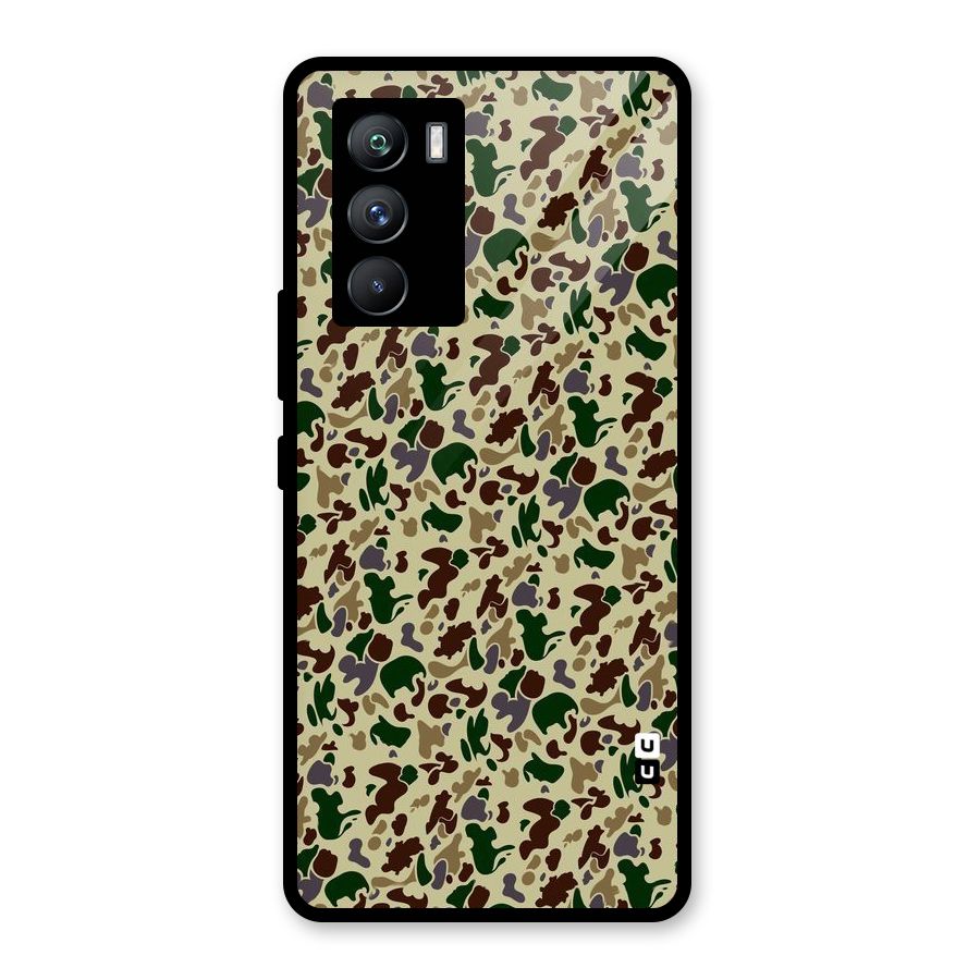 Colored Shapes Glass Back Case for Vivo iQOO 9 SE