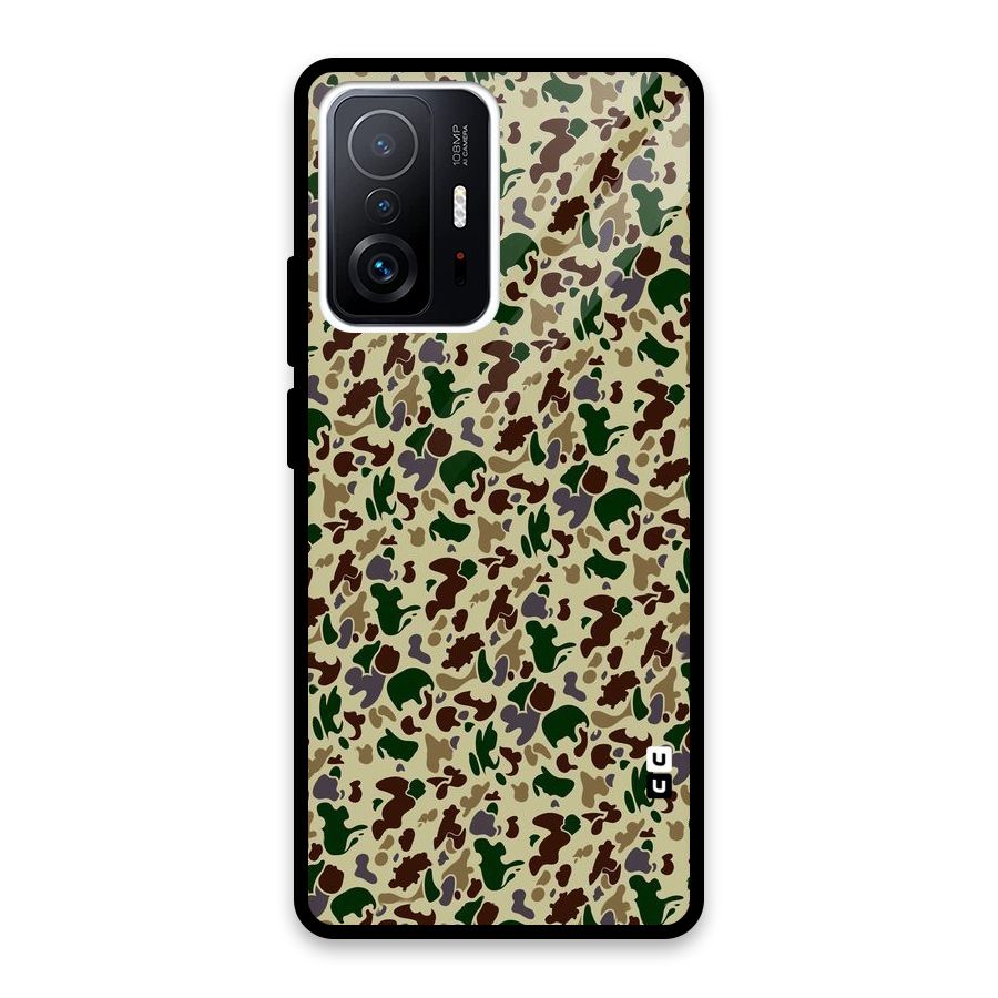 Colored Shapes Glass Back Case for Xiaomi 11T Pro