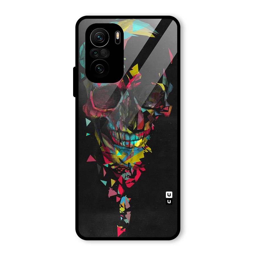 Colored Skull Shred Glass Back Case for Mi 11x