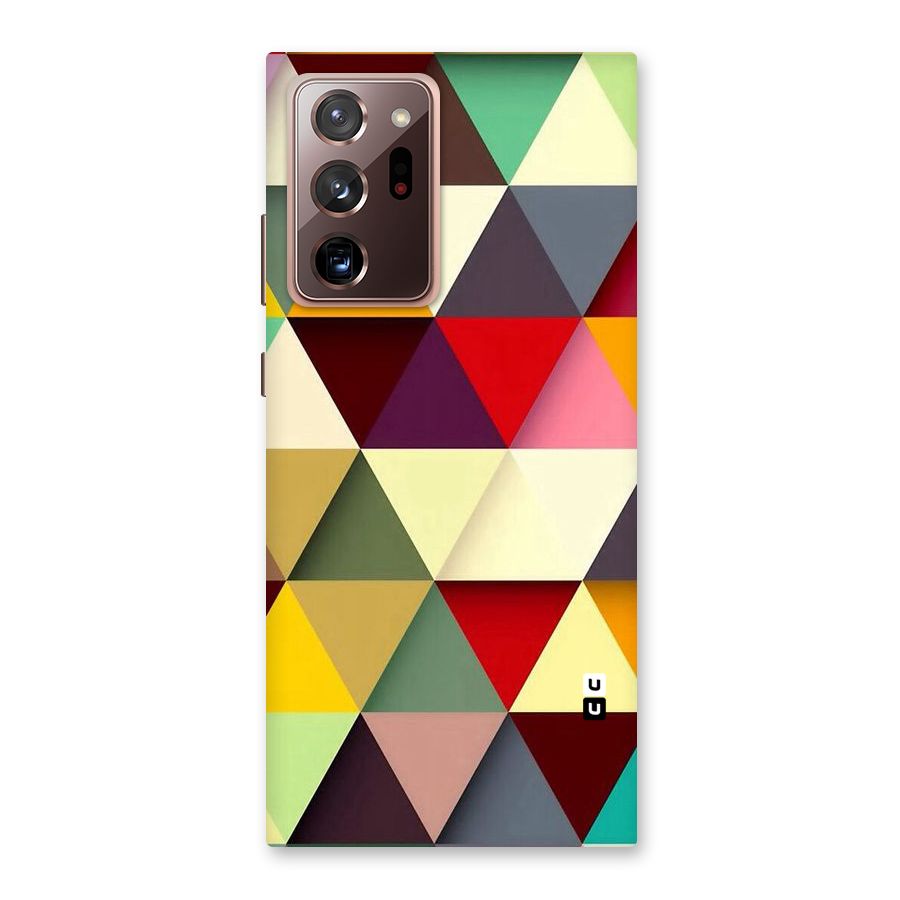 Colored Triangles Back Case for Galaxy Note 20 Ultra