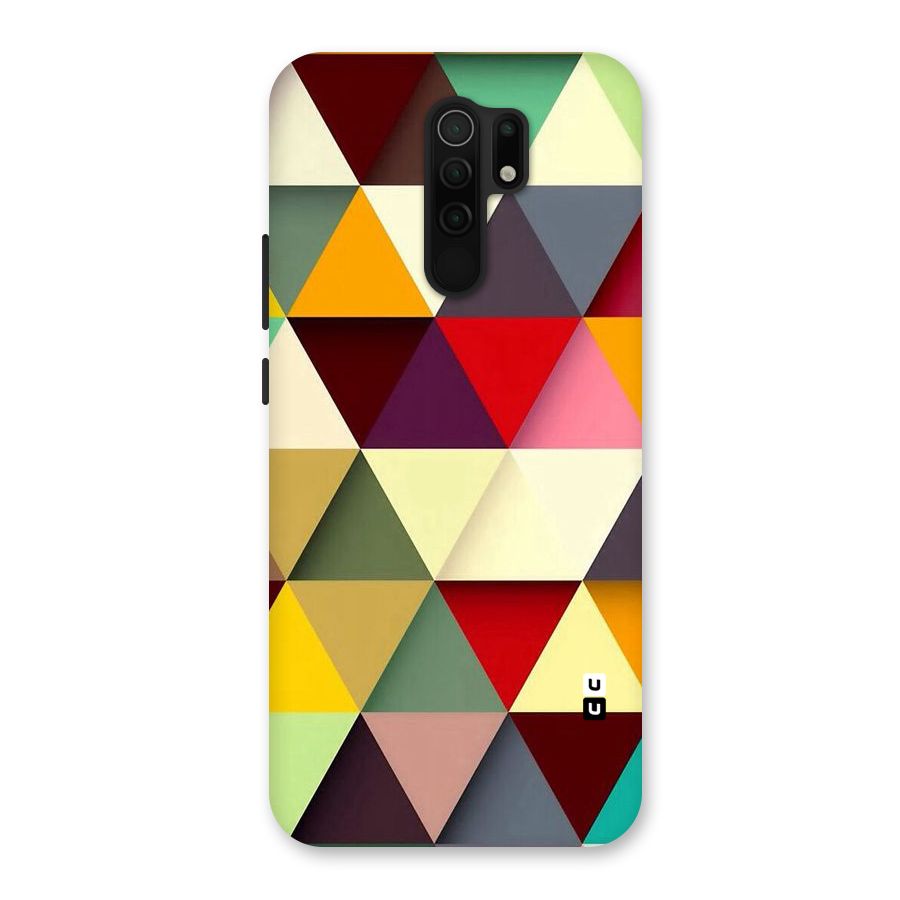Colored Triangles Back Case for Poco M2