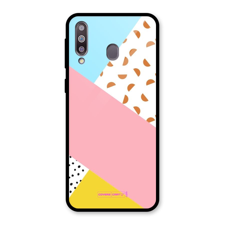 Colorful Abstract Glass Back Case for Galaxy M30