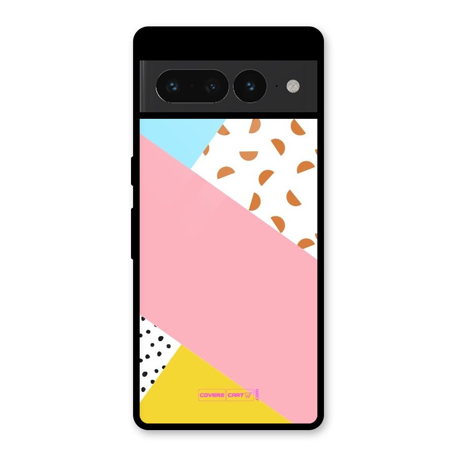 Colorful Abstract Glass Back Case for Google Pixel 7 Pro