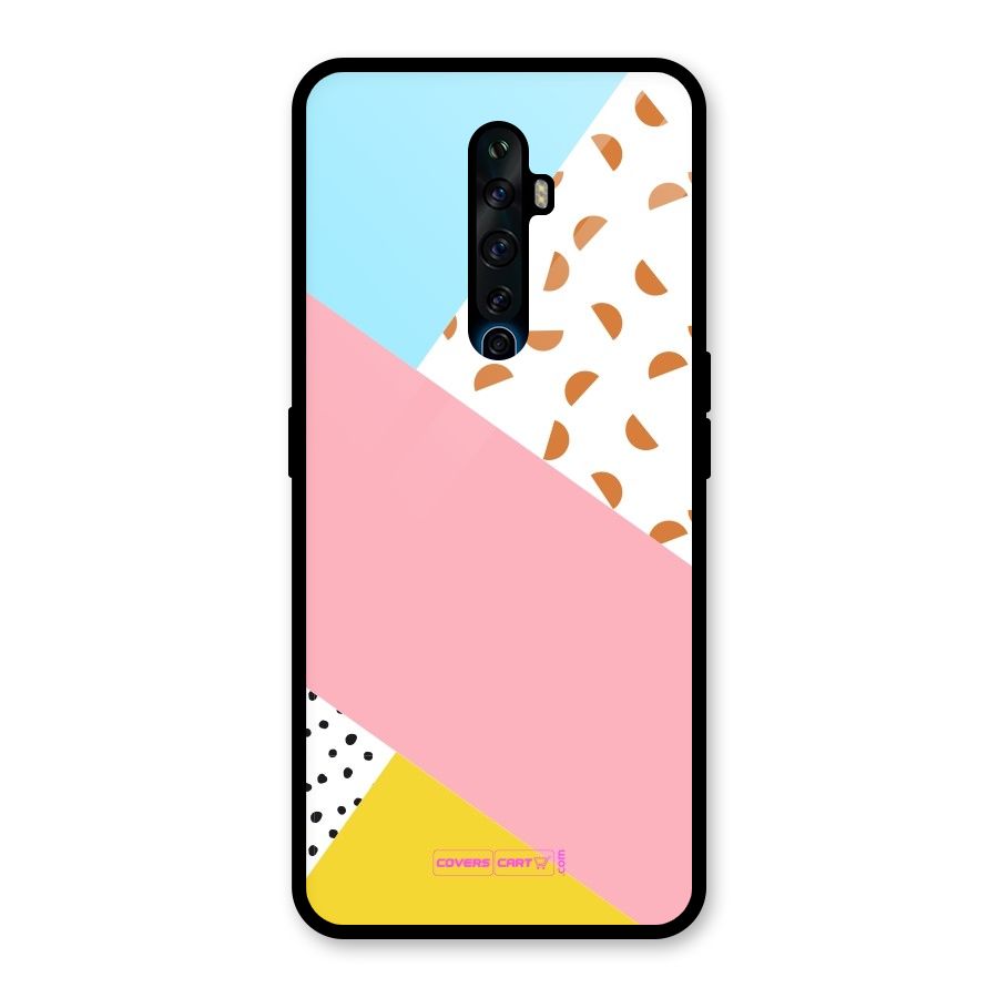 Colorful Abstract Glass Back Case for Oppo Reno2 Z