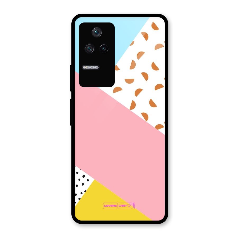 Colorful Abstract Glass Back Case for Poco F4 5G