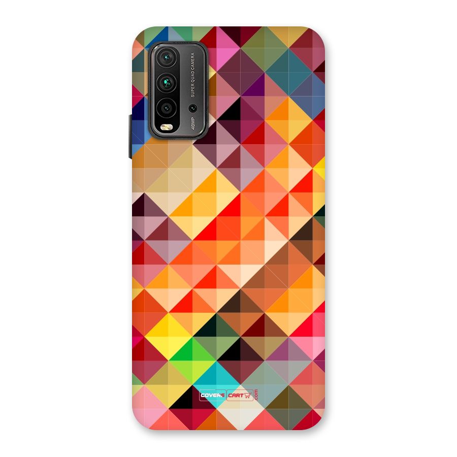 Colorful Cubes Back Case for Redmi 9 Power