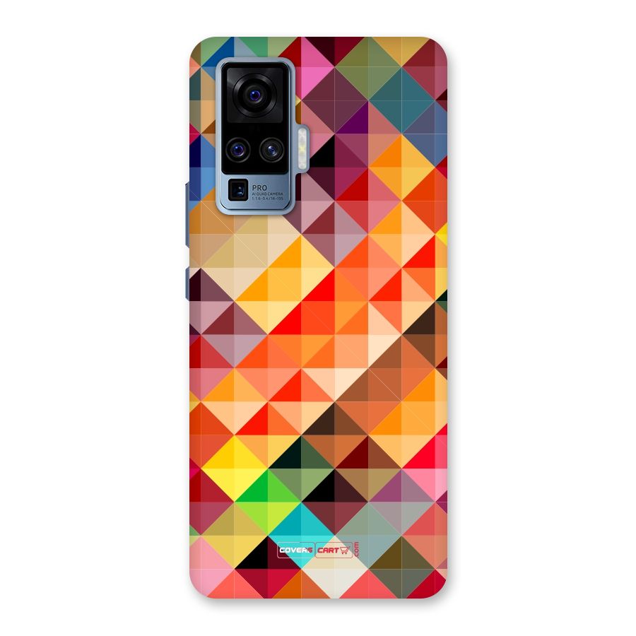 Colorful Cubes Back Case for Vivo X50 Pro