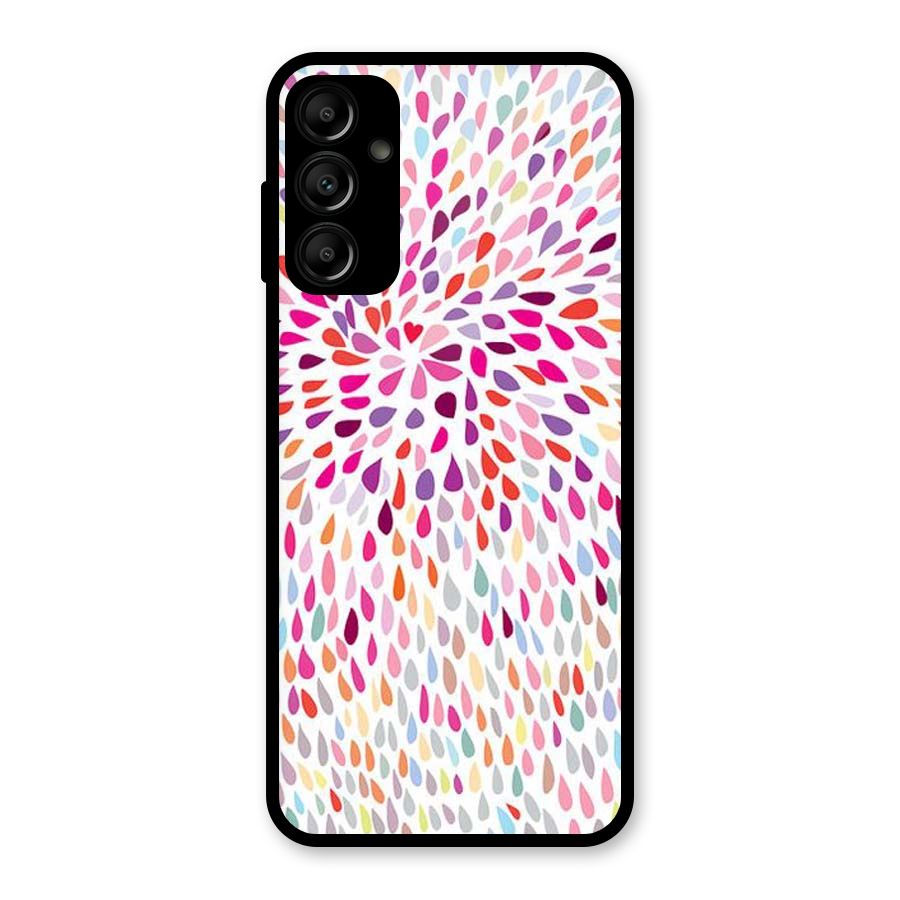 Colorful Decorative Pattern Glass Back Case for Galaxy A14 5G