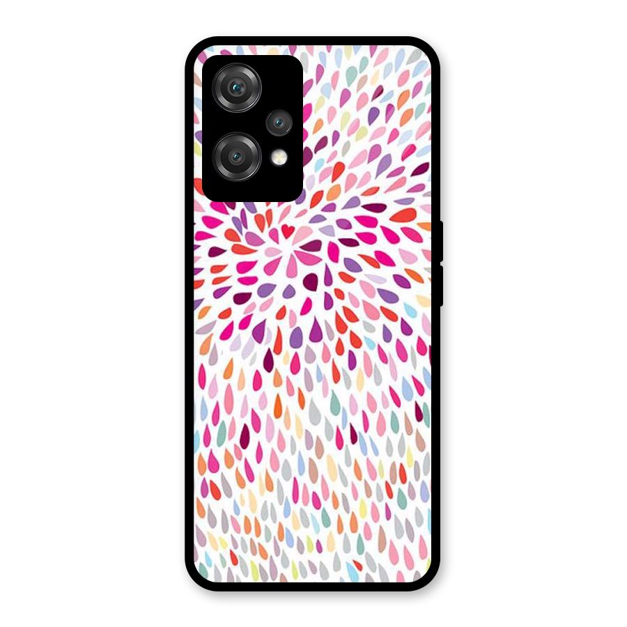 Colorful Decorative Pattern Glass Back Case for OnePlus Nord CE 2 Lite 5G
