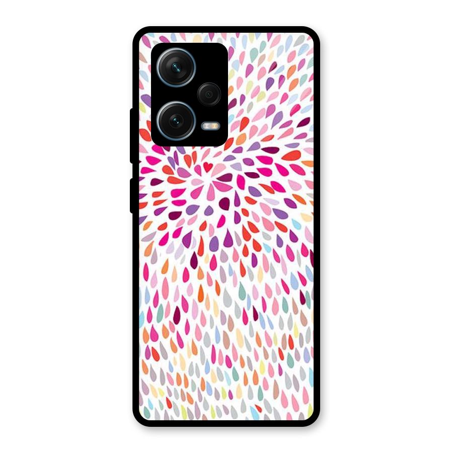 Colorful Decorative Pattern Glass Back Case for Redmi Note 12 Pro Plus 5G