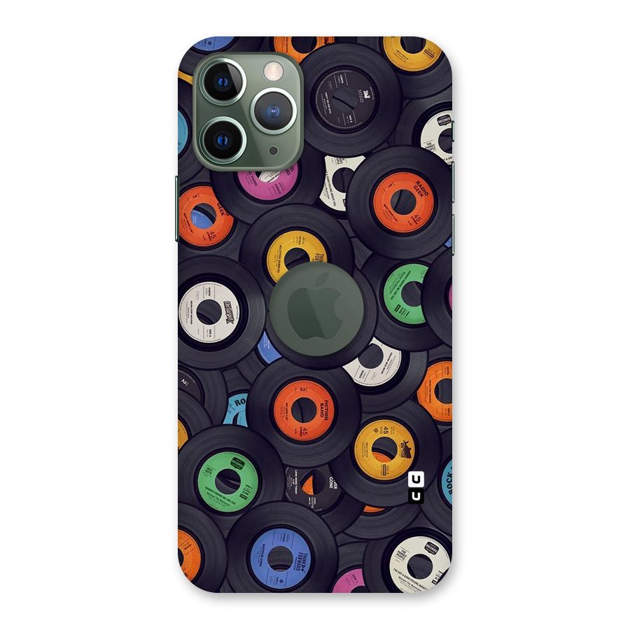 Colorful Disks Back Case for iPhone 11 Pro Logo  Cut