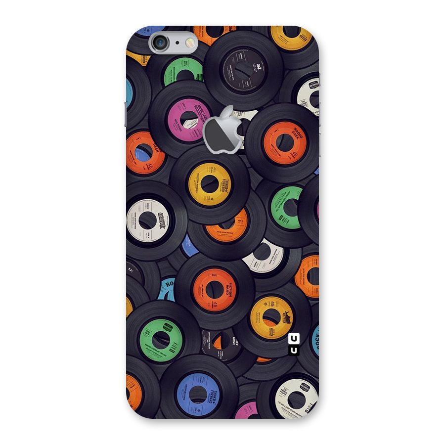 Colorful Disks Back Case for iPhone 6 Plus 6S Plus Logo Cut