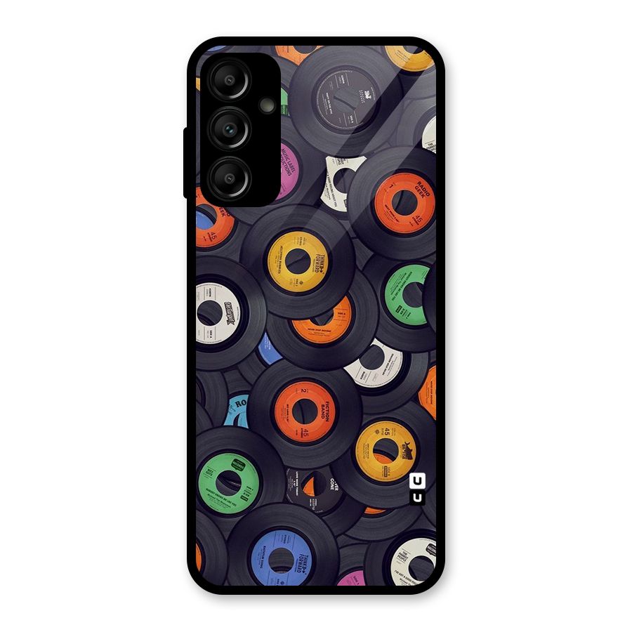 Colorful Disks Glass Back Case for Galaxy A14 5G
