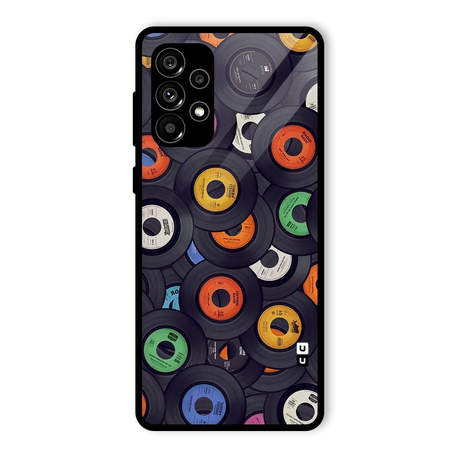Colorful Disks Glass Back Case for Galaxy A73 5G