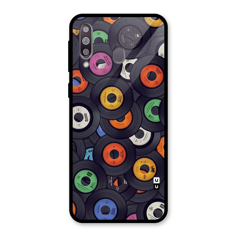 Colorful Disks Glass Back Case for Galaxy M30