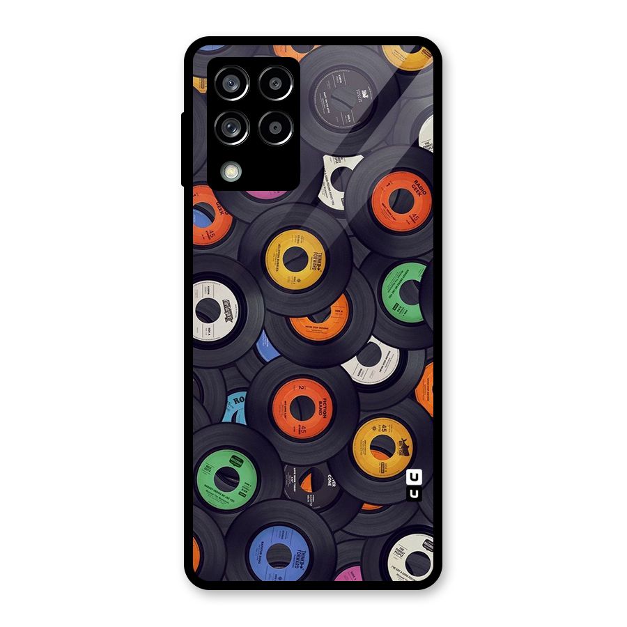 Colorful Disks Glass Back Case for Galaxy M53 5G