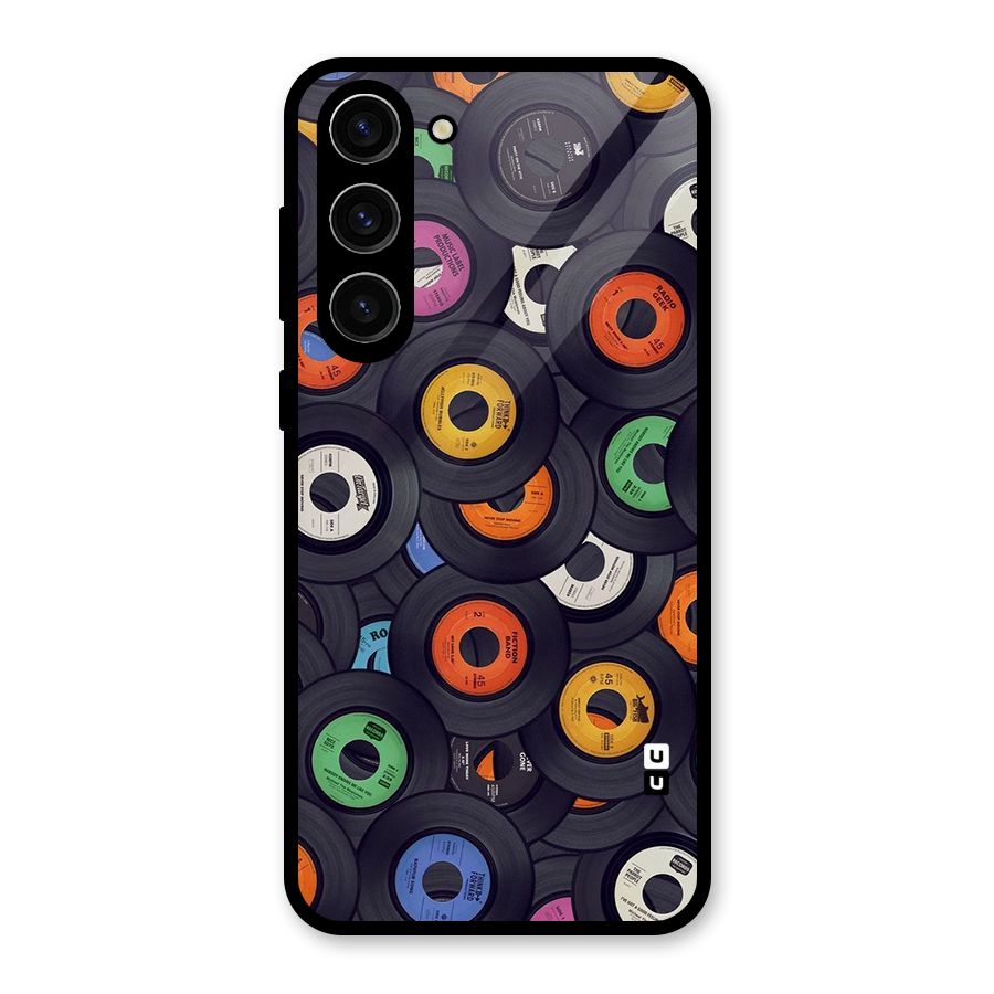 Colorful Disks Glass Back Case for Galaxy S23 Plus
